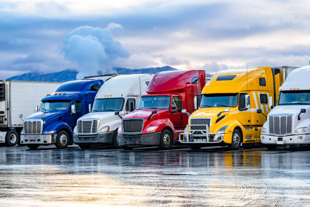 Fleet of commercial trucks - the types of vehicles we service